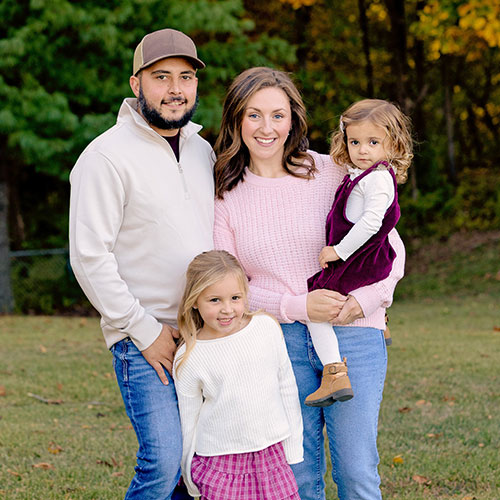 Amber and her family