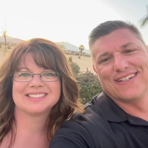 Jeff Korando and his wife