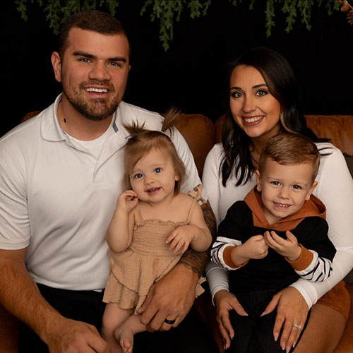 Megan Holley and her family